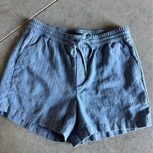 Banana Republic Blue Drawstring Shorts